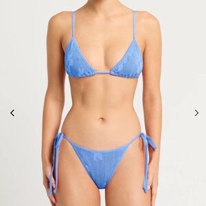 NWT bond-eye Cornflower Floral Textured Bikini Set